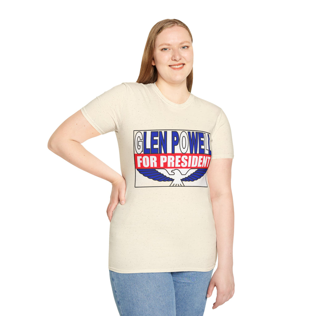 T-Shirt — Glen Powell For President Graphic Tee - Trending Now - August 2026
