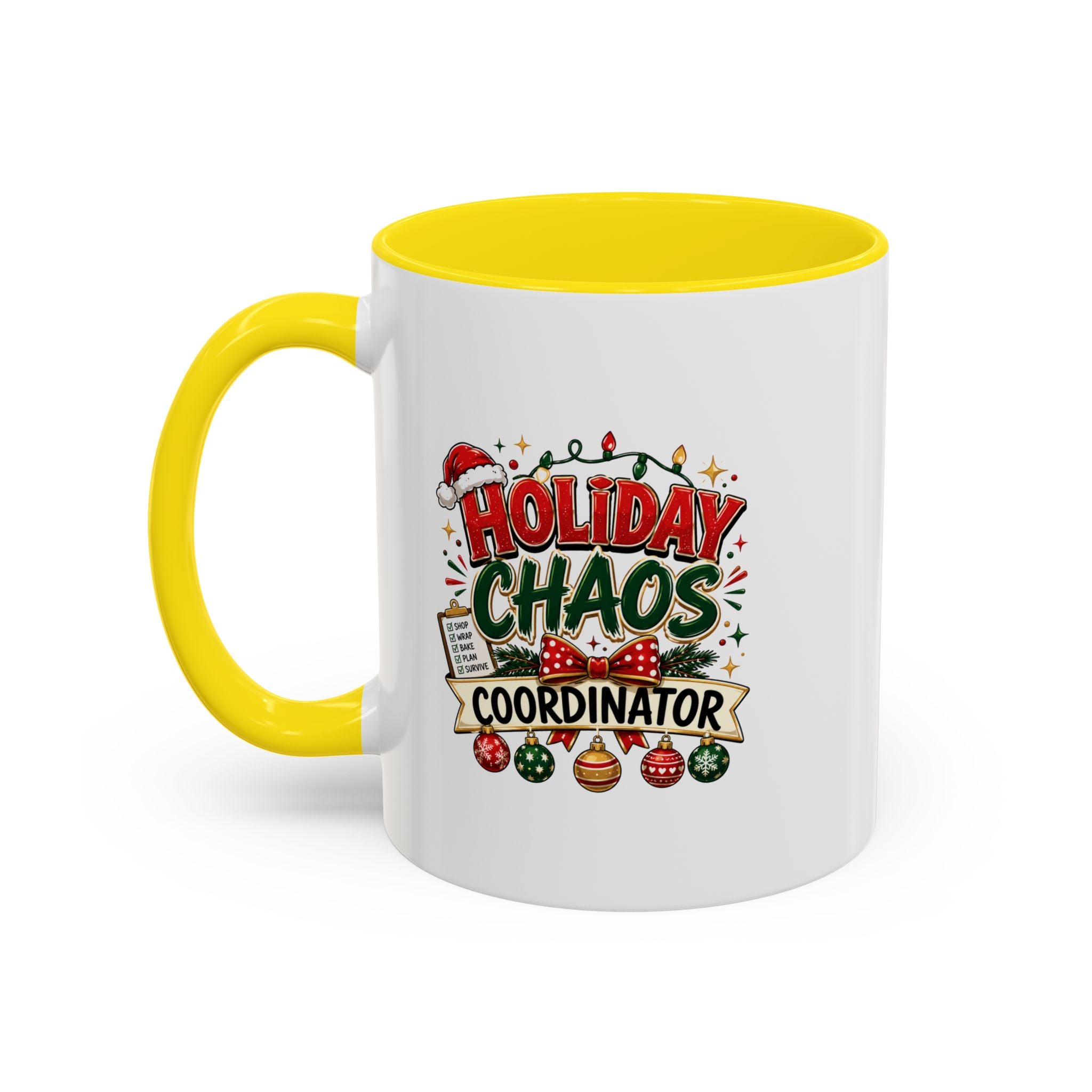 Accent Coffee Mug Holiday Chaos Coordinator