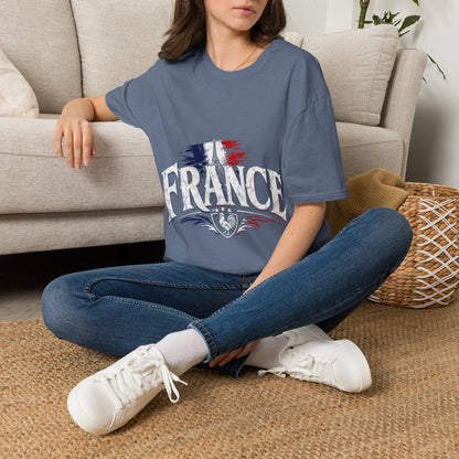 France Flag T-Shirt — Vintage Eiffel Tower French Pride Tee