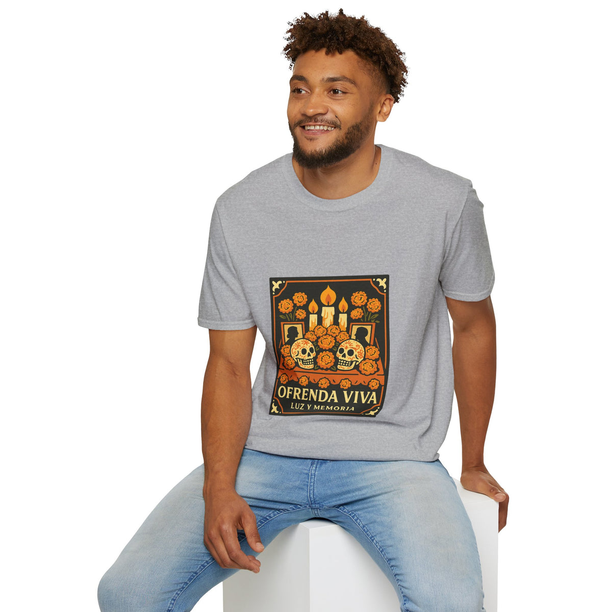 Day of the Dead T-Shirt — 'Ofrenda Viva' Calavera Altar Design - Trending Now - October 2026