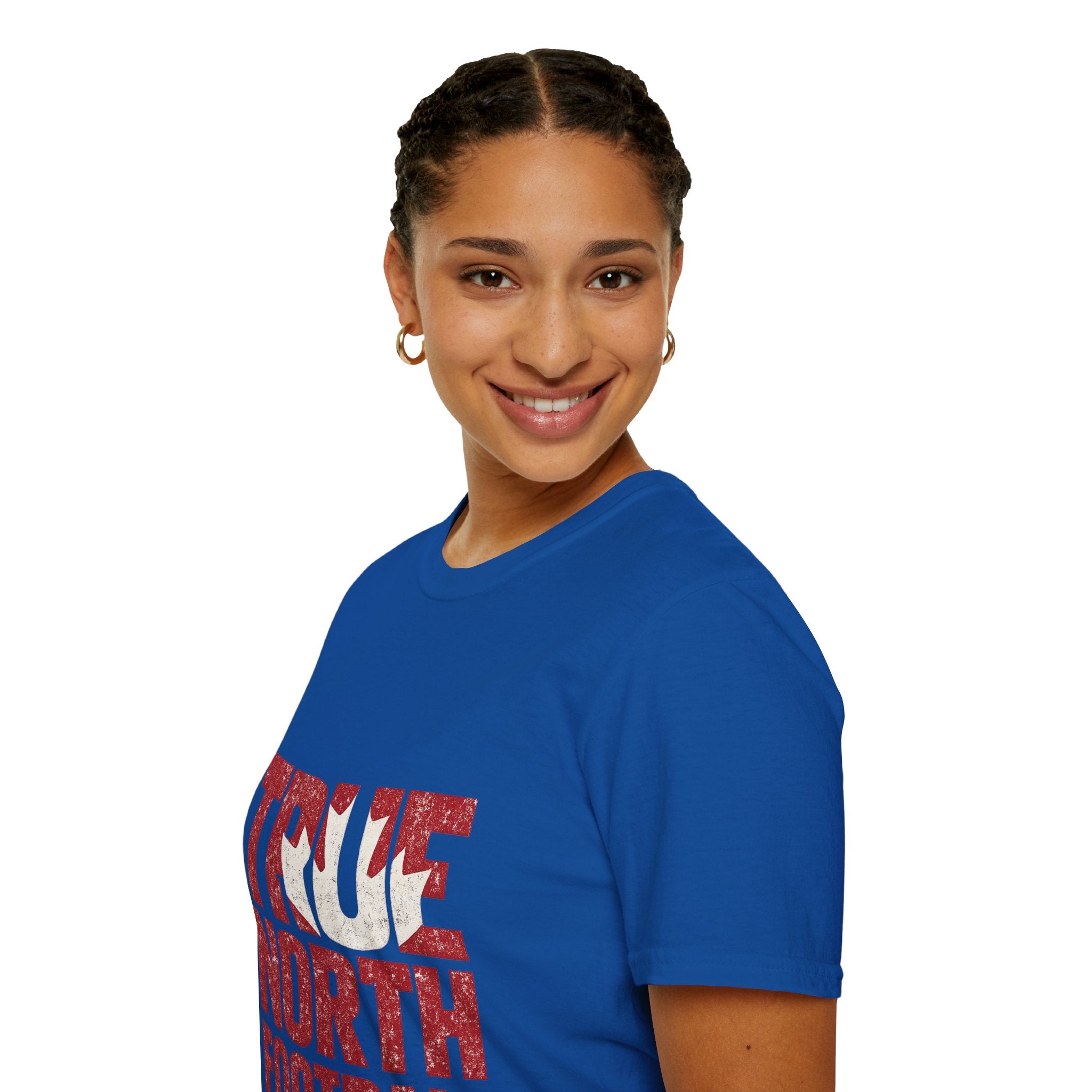 Canada True North Football T-Shirt — Vintage Canadian Leafs Sports Tee