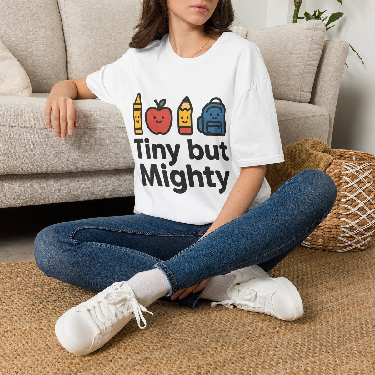 Cute School Supplies Graphic T‑Shirt — Pencil Apple Crayon Backpack Design - Trending Now - August 2026