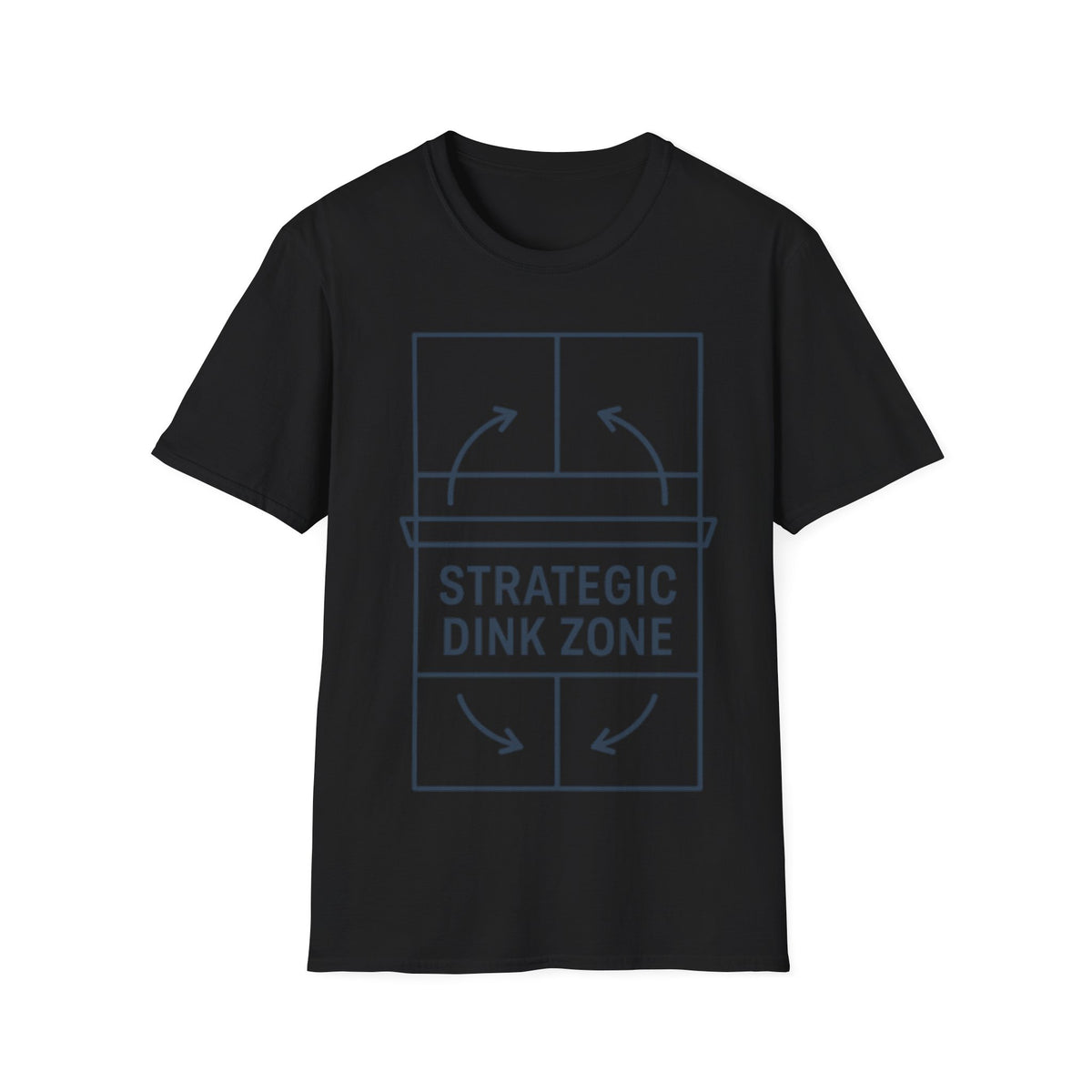 Strategic Dink Zone Pickleball T-Shirt - Minimalist Court Sports Graphic Tee - Trending Now - September 2026
