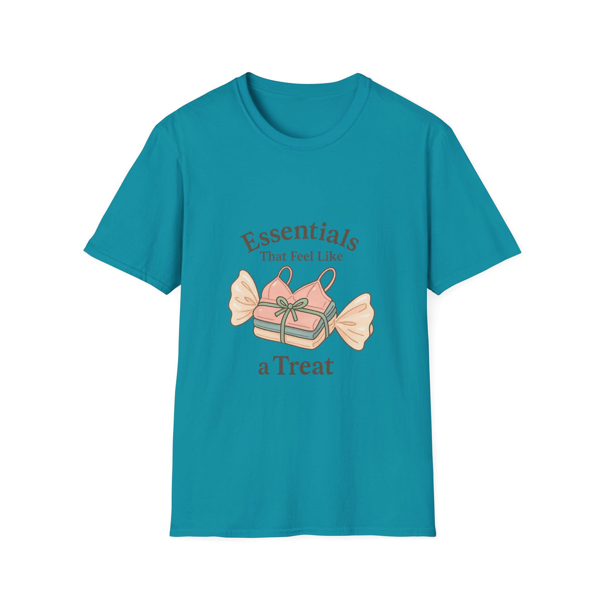 T-Shirt - "Essentials Are Hard To Resist" Candy Graphic Tee - Trending Now - October 2026