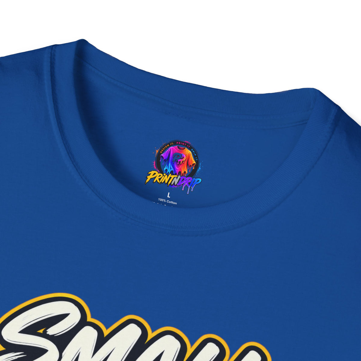 Children's Cancer Awareness T-Shirt — "Small Hands Big Courage" Yellow Ribbon