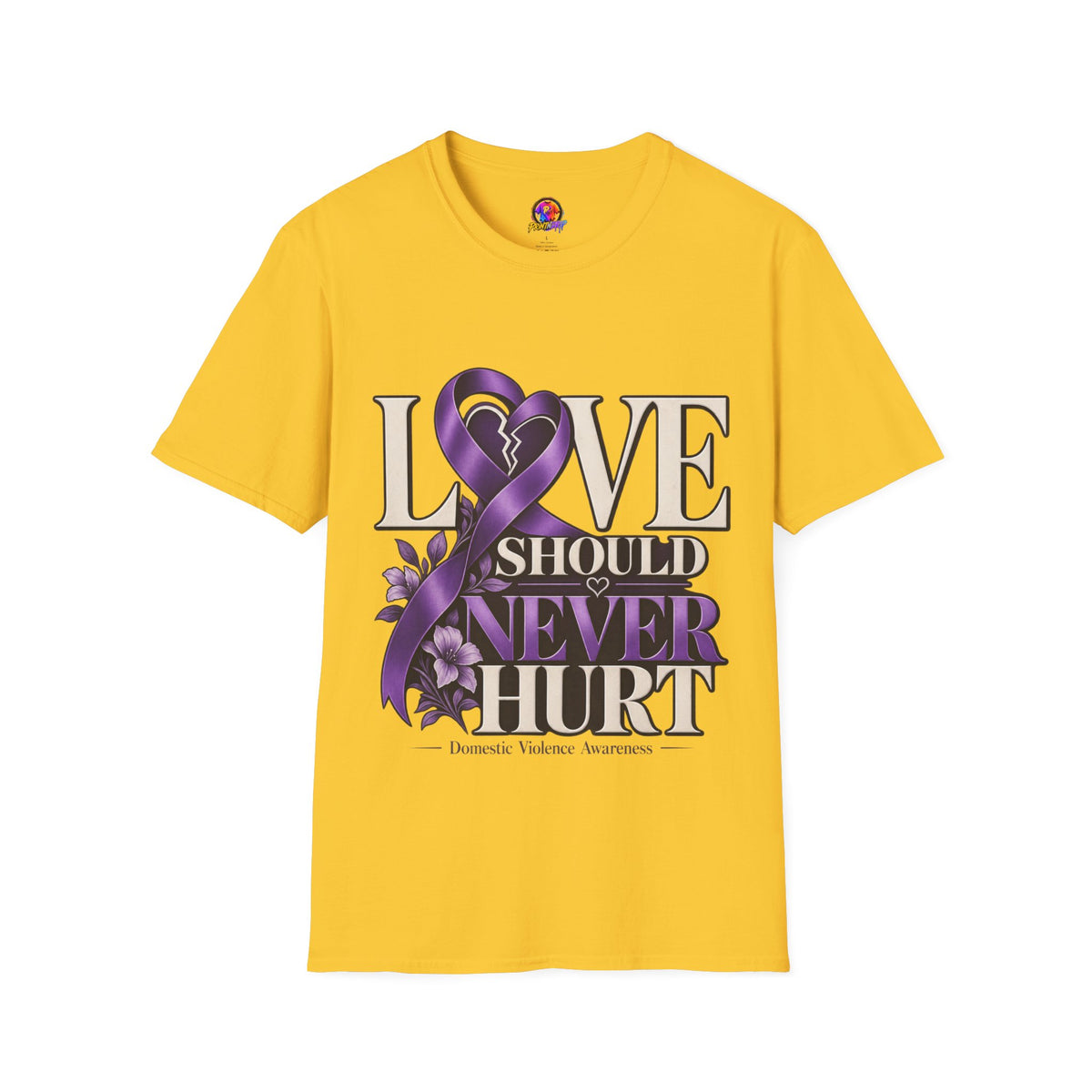 Love Should Never Hurt Domestic Violence Awareness T-Shirt
