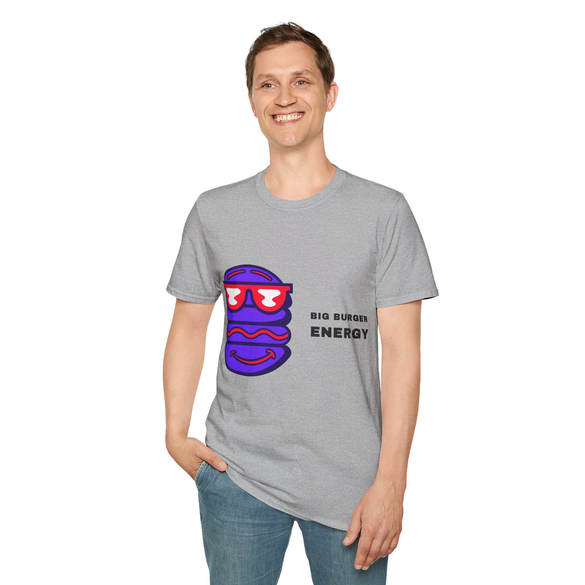 Big Bubbly Energy T-Shirt — Fun Sunglasses Emoji Graphic Tee - Trending Now - September 2026