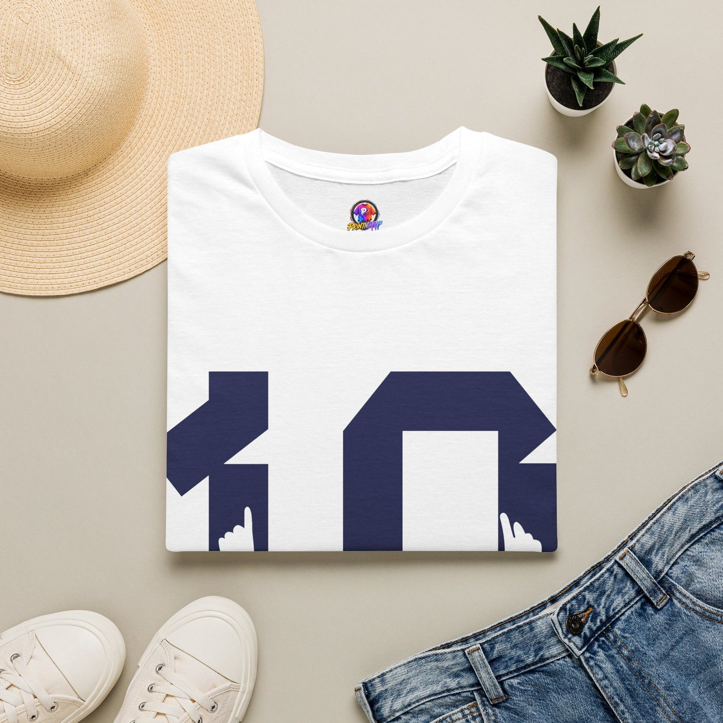 Number 10 Jersey T-Shirt — Retro Athletic Graphic Tee