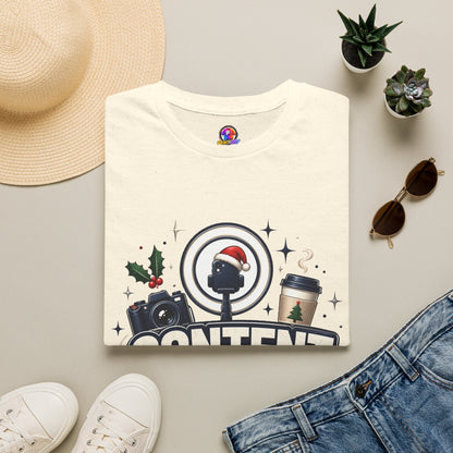 Content Creator Christmas T-Shirt