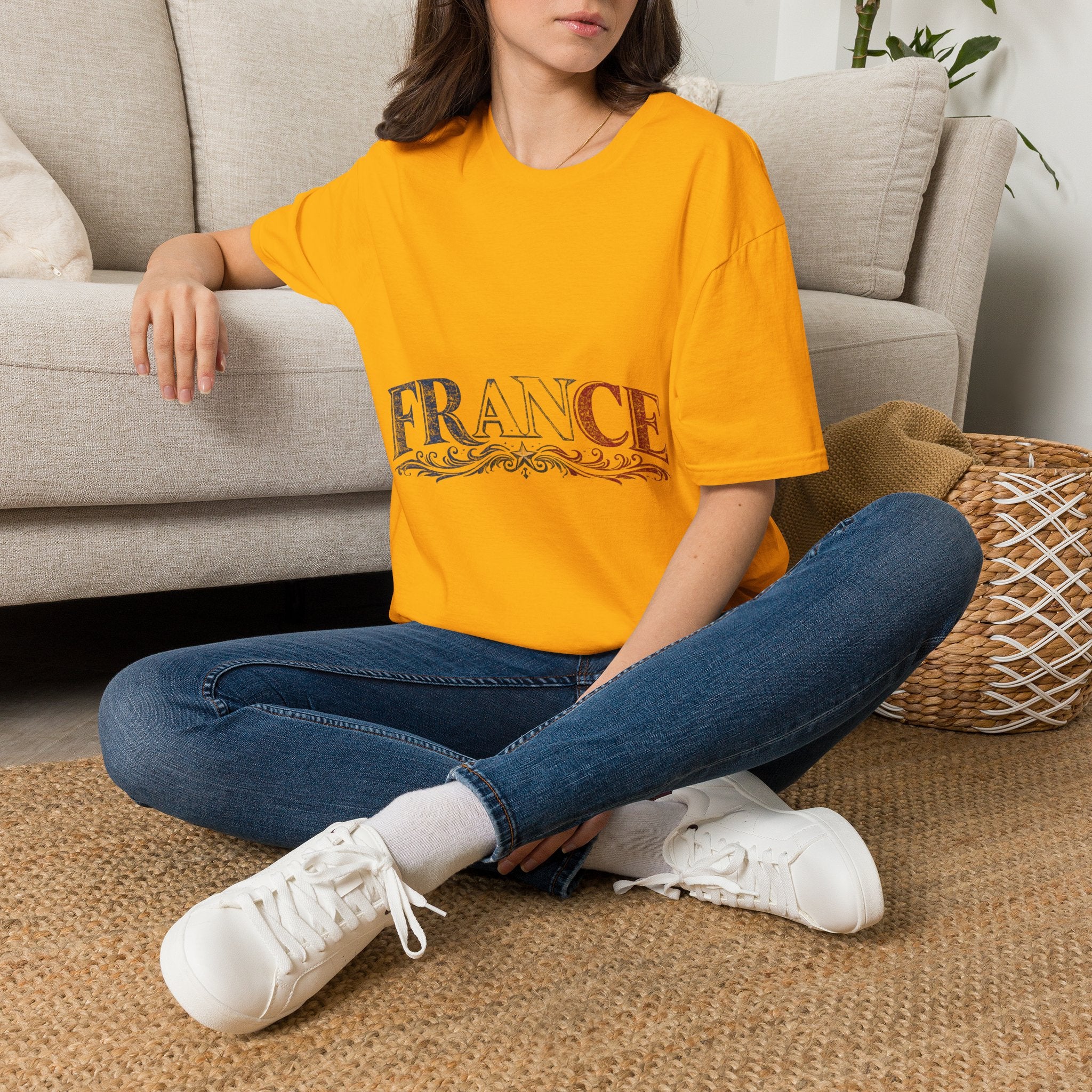 France Vintage Script T-Shirt