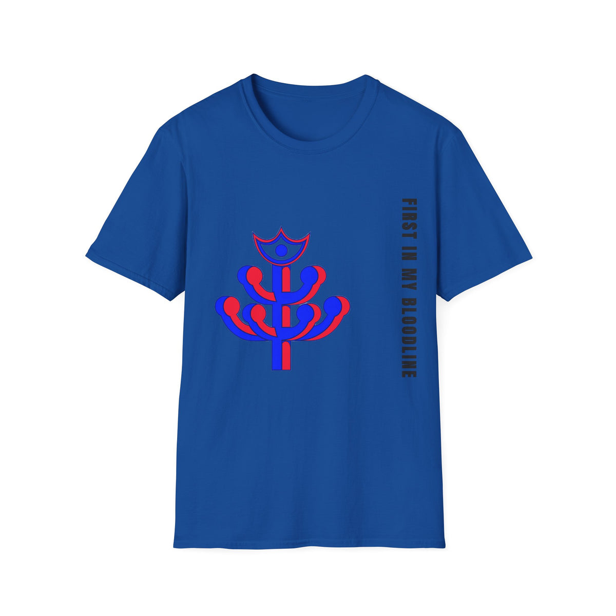 Abstract Floral Tee — Modern Red & Blue Graphic T-Shirt - Trending Now - September 2026