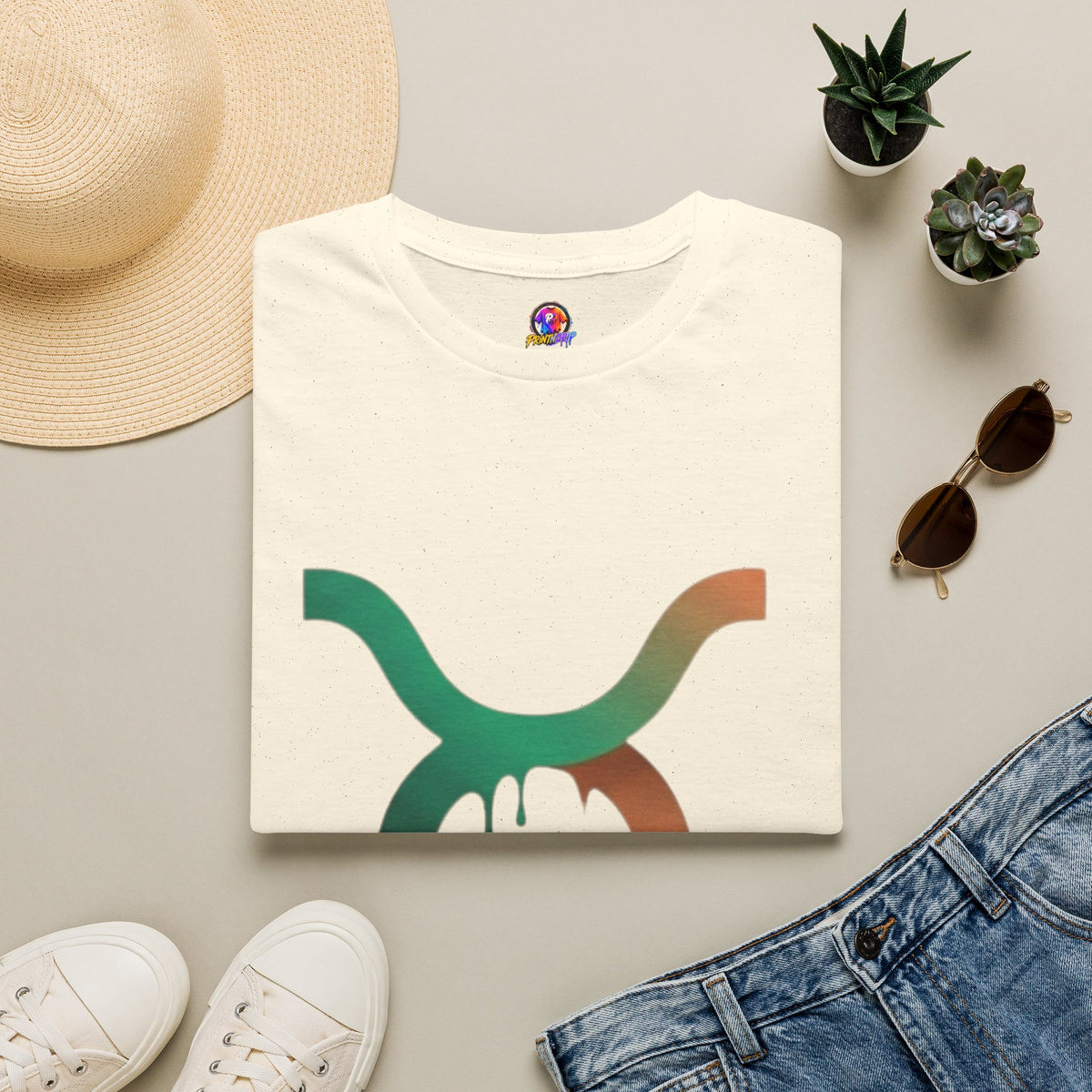 Taurus Abstract Drip Logo T-Shirt