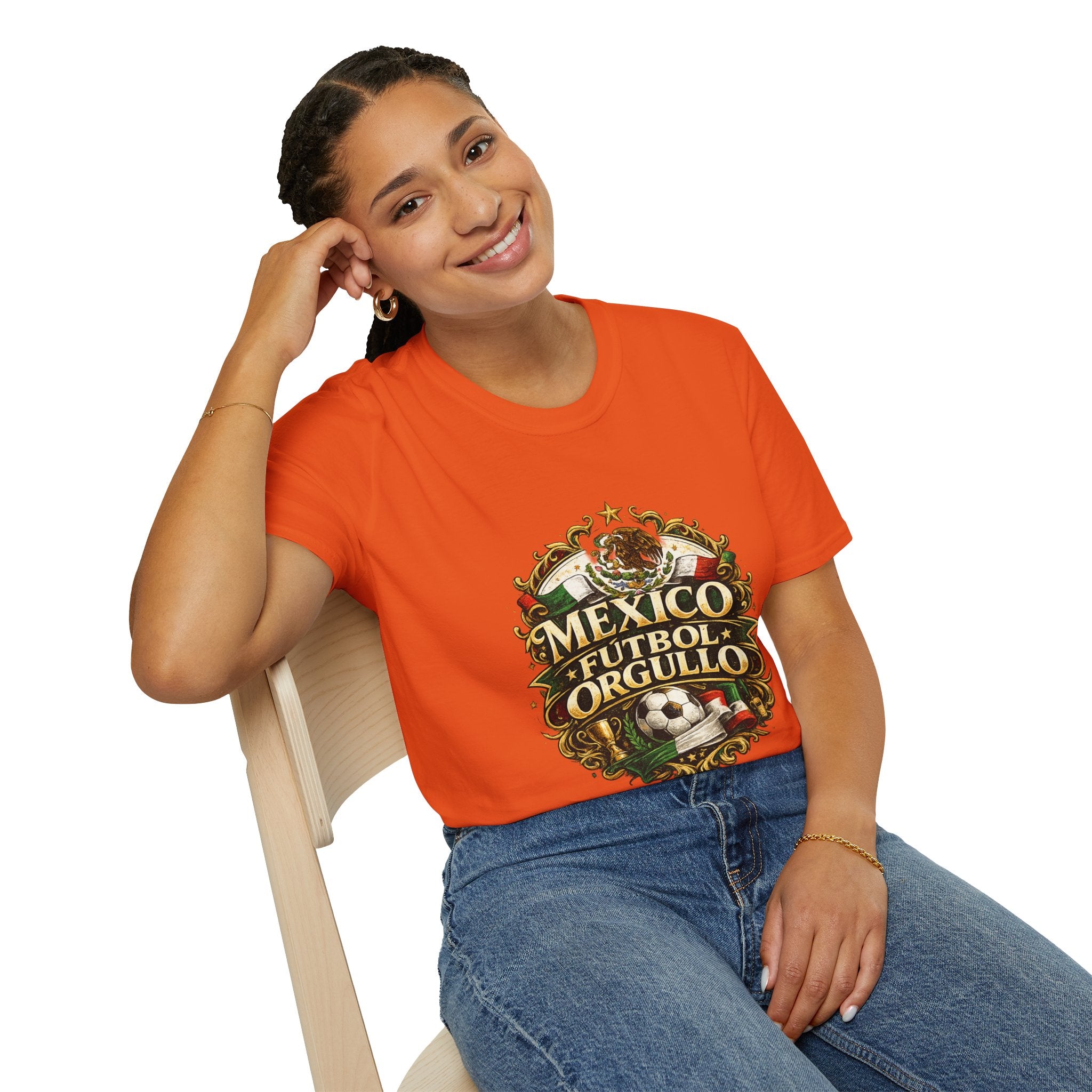 Mexico Fútbol Orgullo T-Shirt — Mexican Soccer Pride Graphic Tee