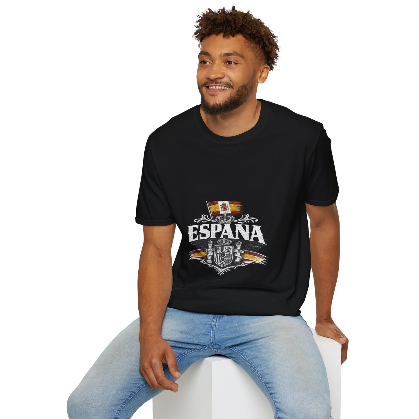 Spain Flag Crest T-Shirt — Spanish Pride Graphic Tee