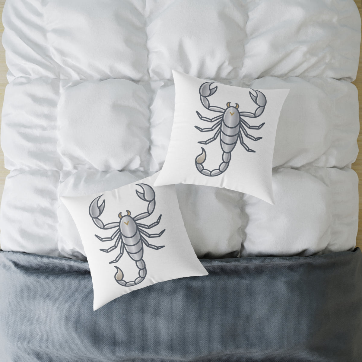 Zodiac Scorpio Astrological Square Poly Canvas Pillow