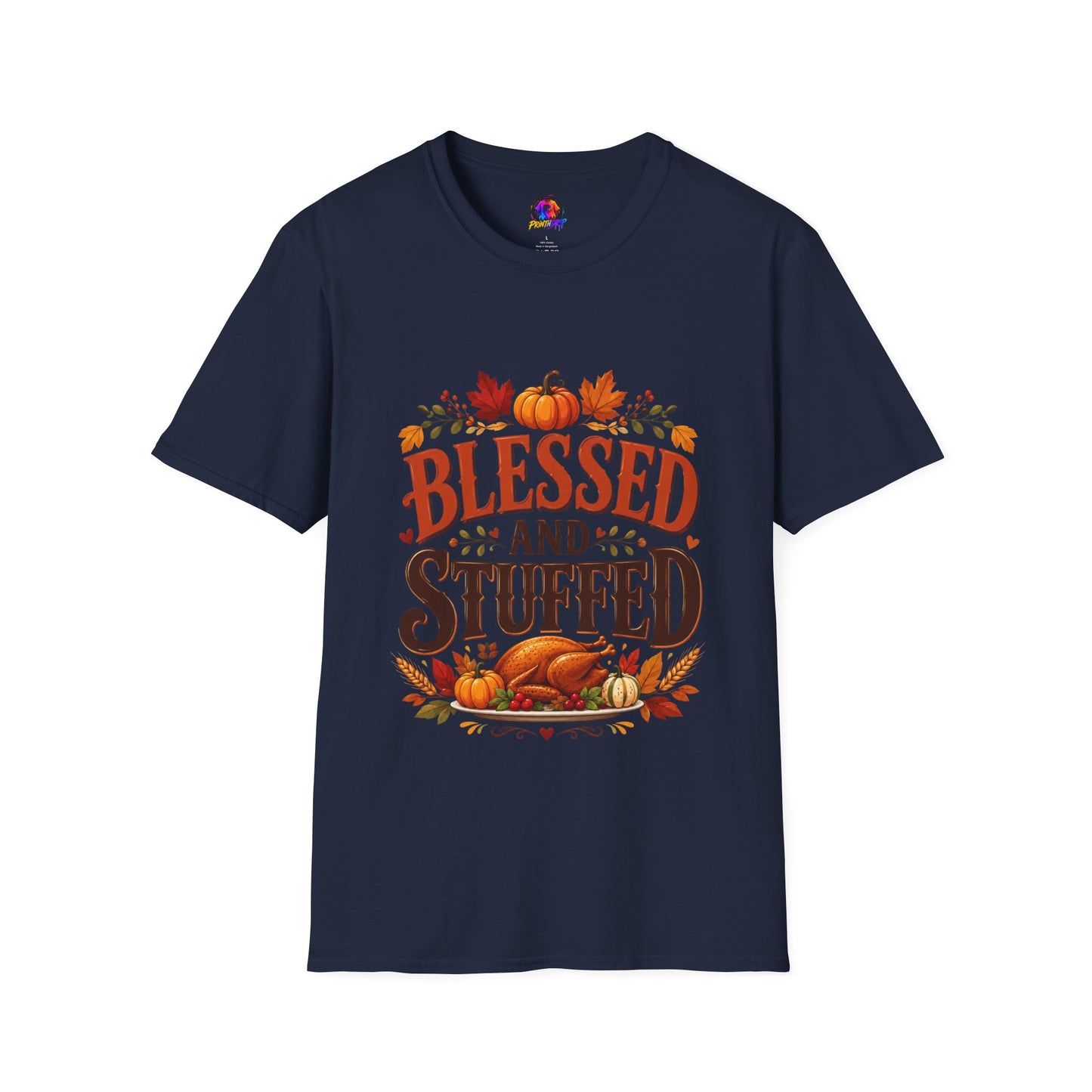 Blessed and Stuffed Thanksgiving T-Shirt