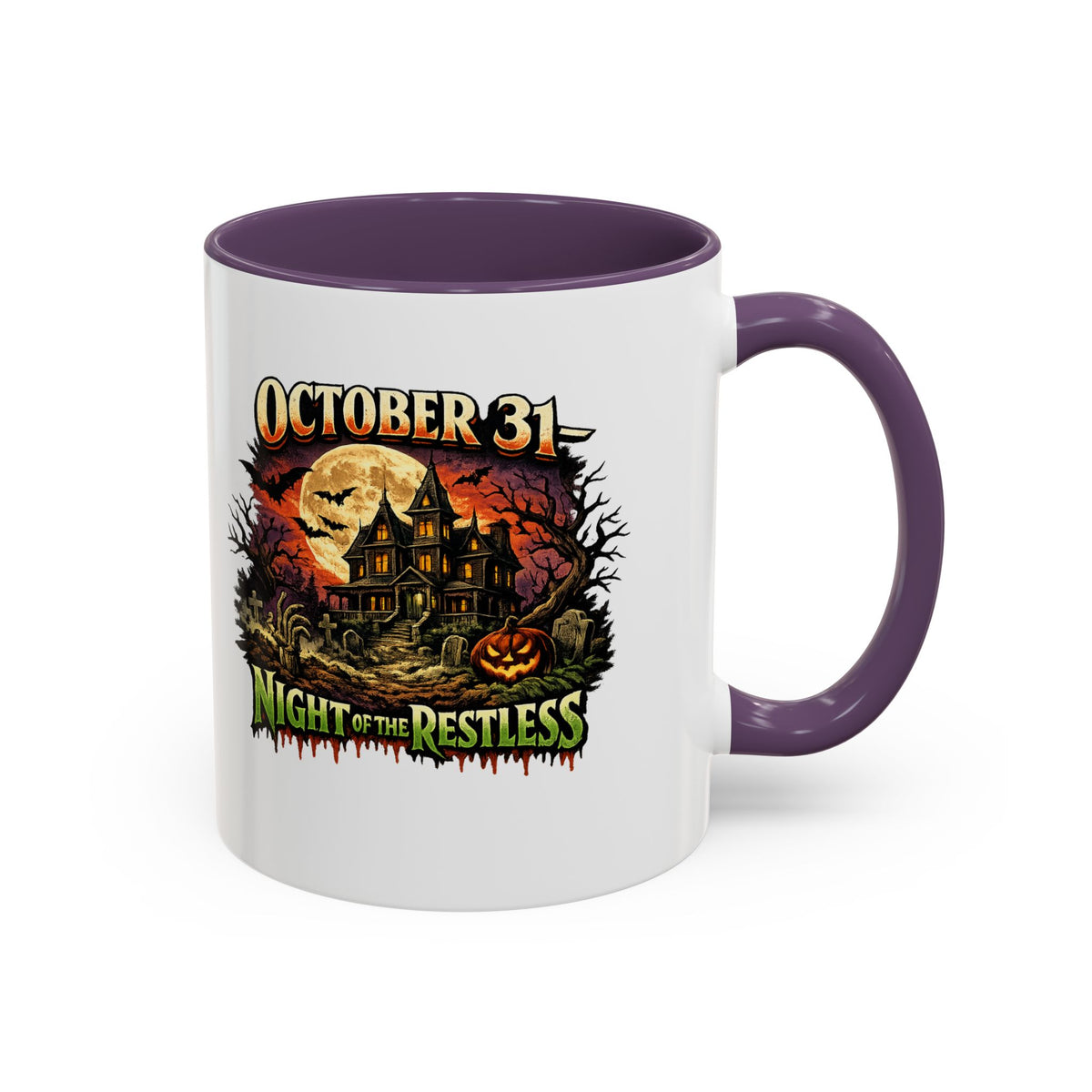 Halloween  October 31 Accent Coffee Mug