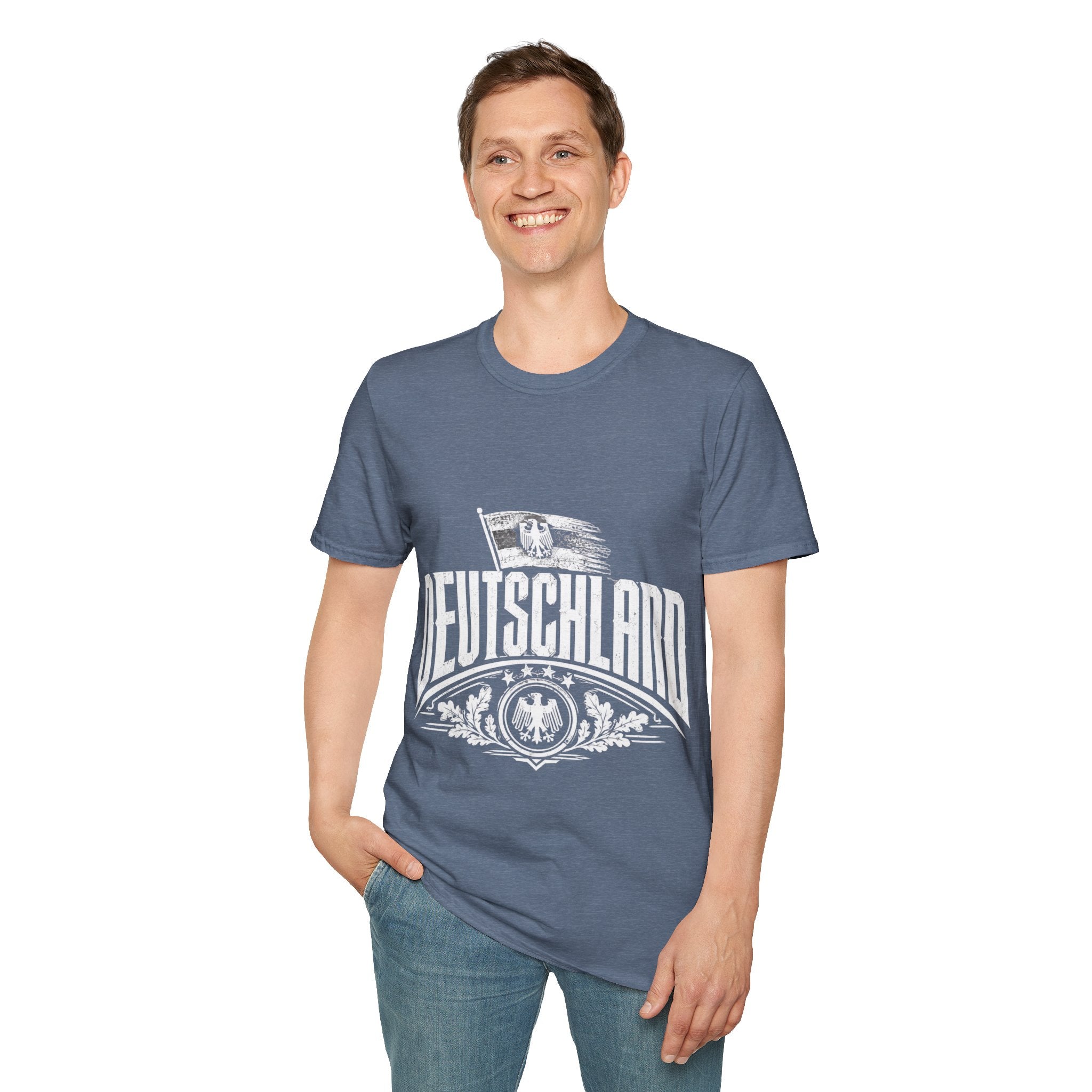 Germany Deutschland T-Shirt — Vintage German Crest Soccer Fan Tee