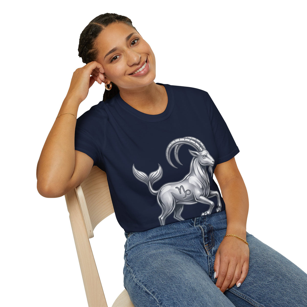 Capricorn Goat Zodiac T-Shirt — Mythical Sea-Goat Horoscope Tee