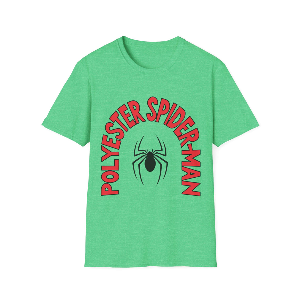 Spider Graphic T-Shirt — "Polyester Spiderman" Retro Spider Logo Tee - Trending Now - August 2026