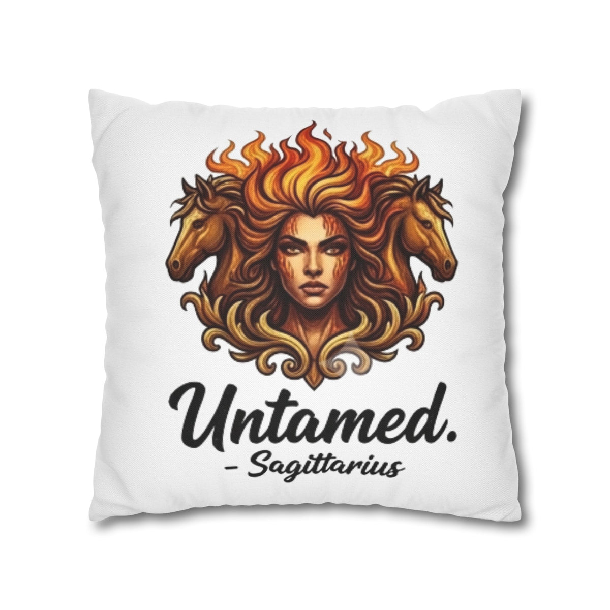 Sagittarius 'Untamed' Decorative Pillowcase – Astrology Zodiac Home Accent