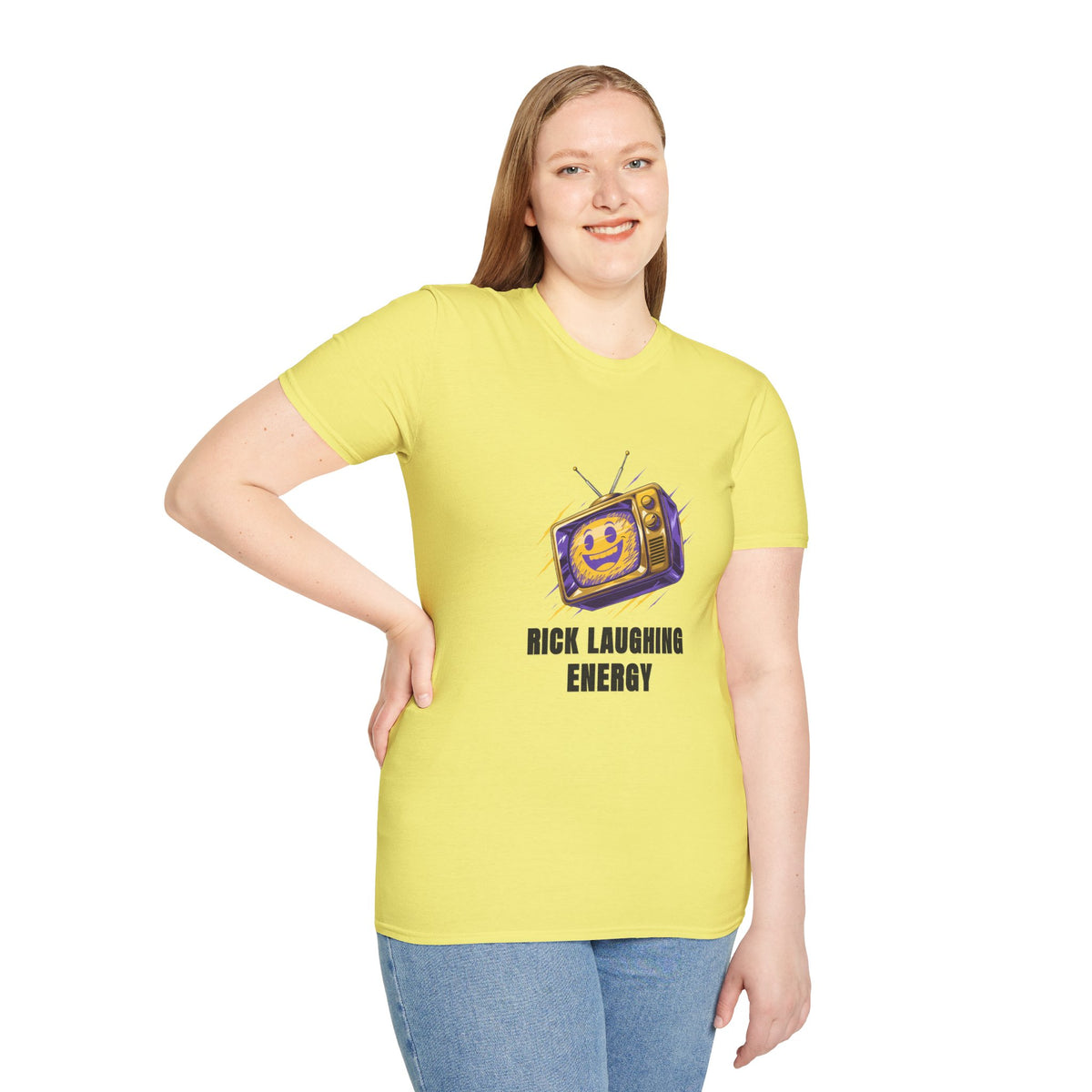 Rick Laughing Energy T-Shirt — Retro TV Graphic Tee - Trending Now - August 2026