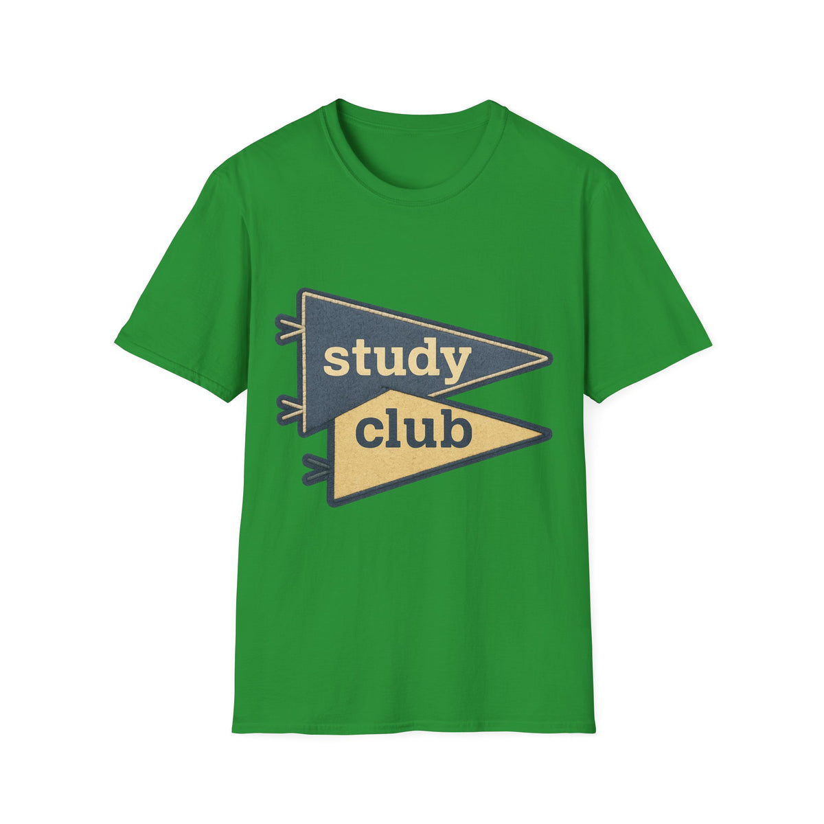 Study Club T-Shirt — Retro Pennant Student Tee - Trending Now - August 2026
