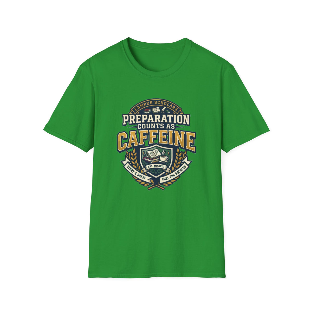Preparation Counts As Caffeine T-Shirt — Funny Coffee Prep Graphic Tee - Trending Now - August 2026