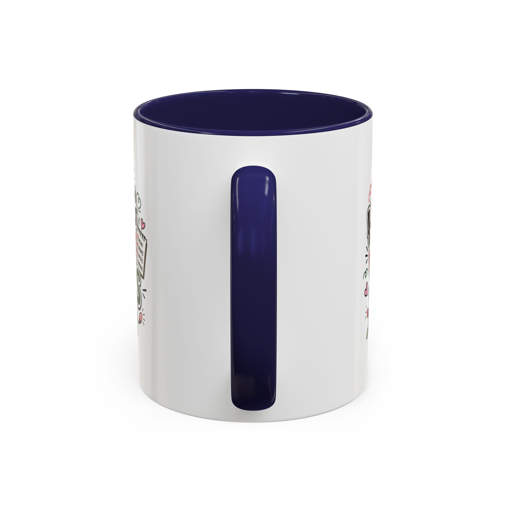 Modern Day Christmas Hosting Holiday Chaos Accent Coffee Mug — "Hosting Holiday Chaos" Funny Christmas Coffee Cup