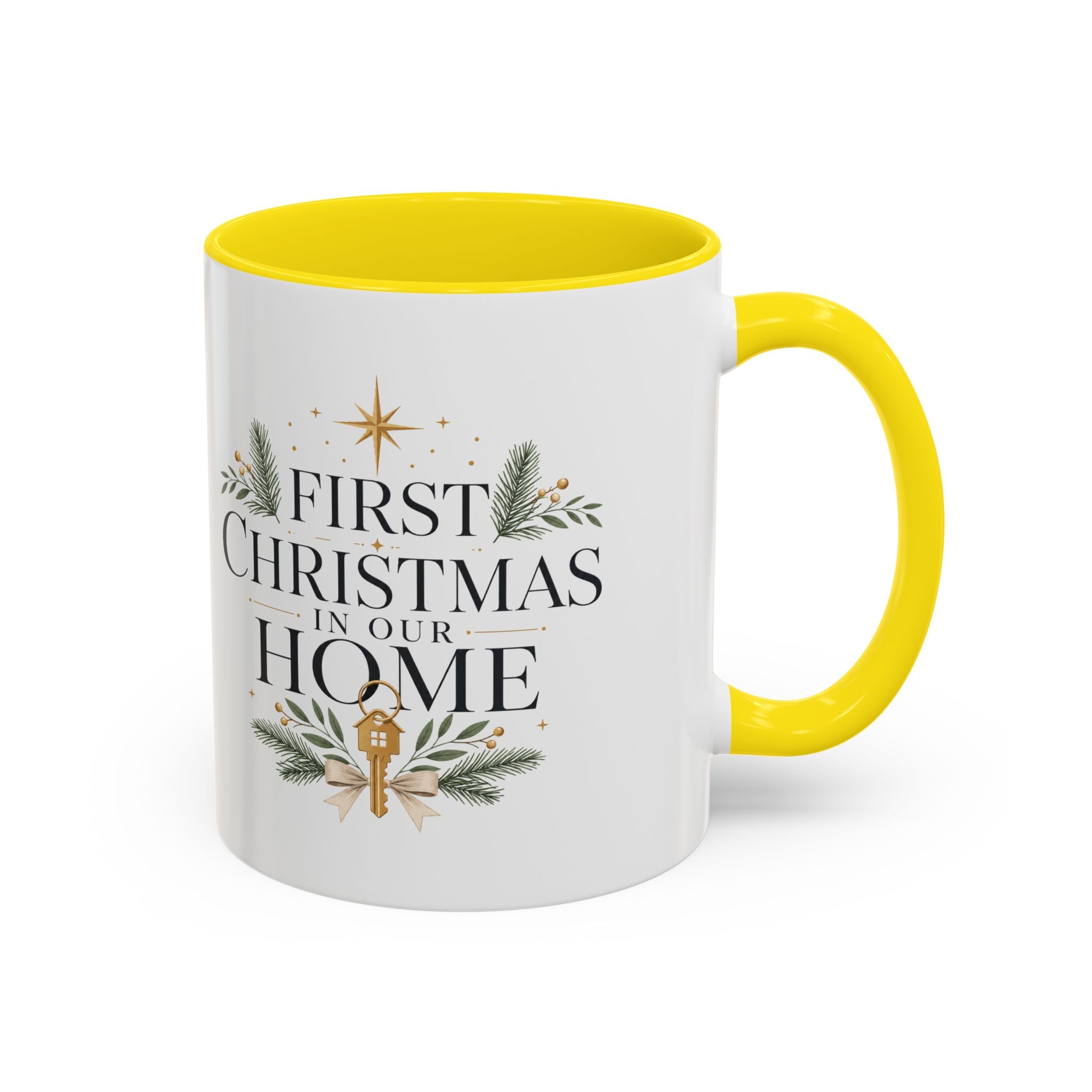Christmas First Christmas in Our Home Accent Coffee Mug – Holiday Keepsake