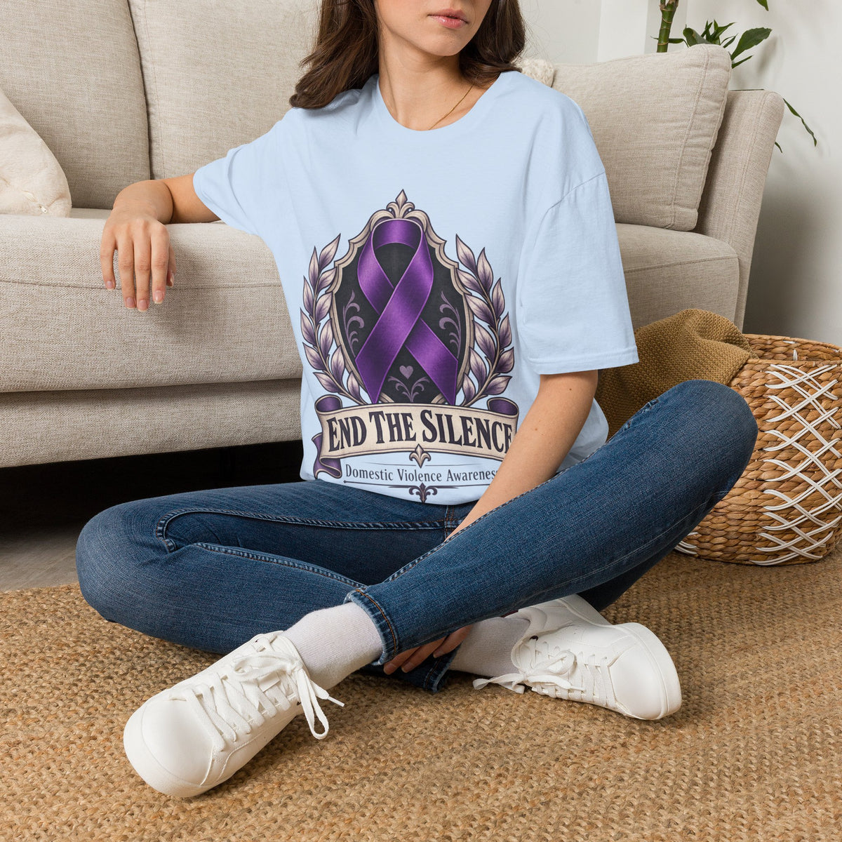 Find The Silence Domestic Violence Awareness T-Shirt