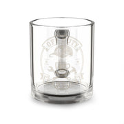 Clear 10oz Glass Mug — Classic Transparent Coffee & Tea Cup Milo Bailey Dog Dad Mom  Glass Mug 10 oz