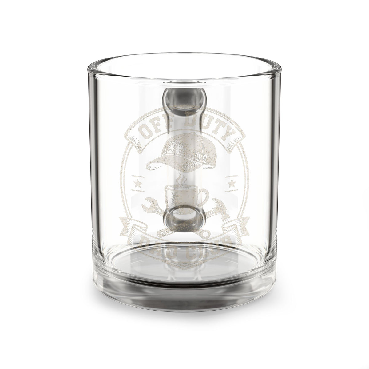 Clear 10oz Glass Mug — Classic Transparent Coffee & Tea Cup Milo Bailey Dog Dad Mom  Glass Mug 10 oz