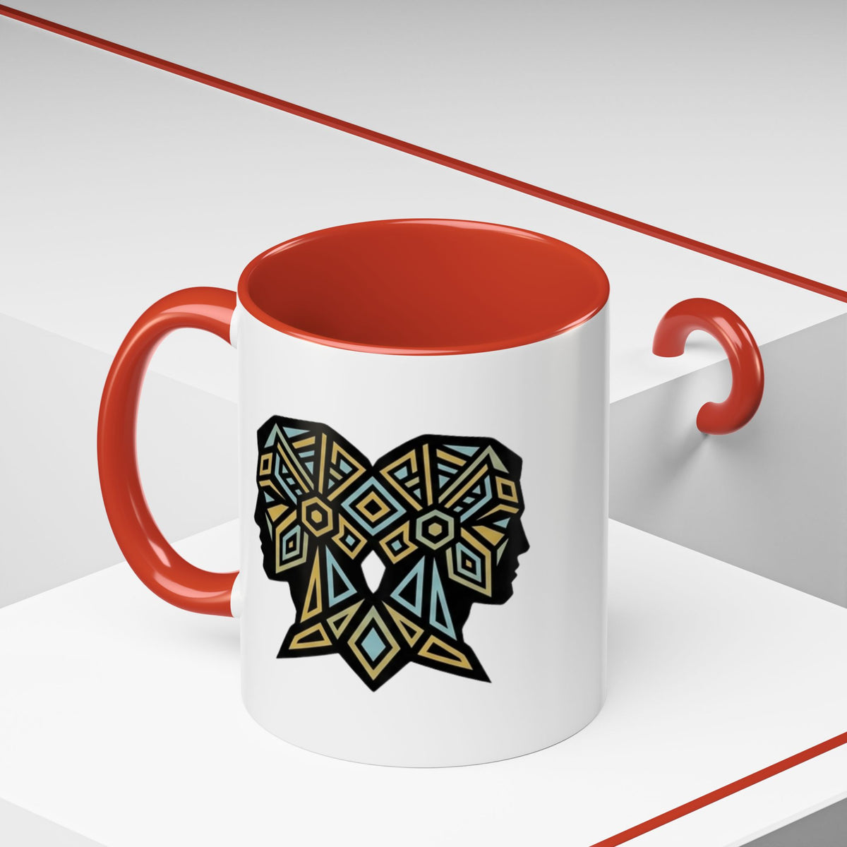 Gemini Zodiac Accent Coffee Mug