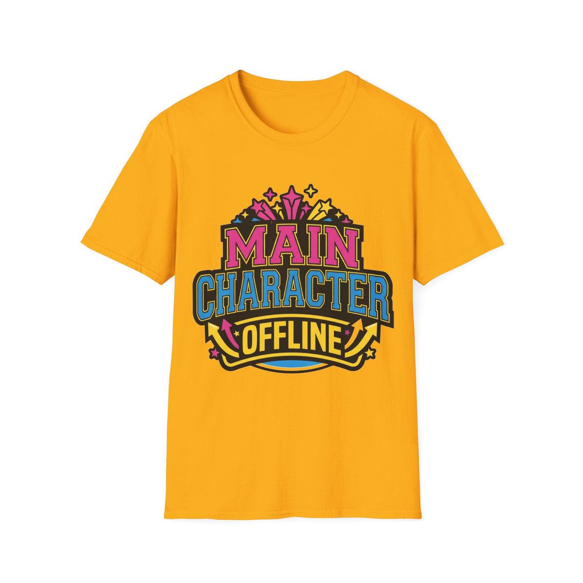 Main Character Offline T-Shirt — Retro Colorful 'Main' Graphic Tee - Trending Now - August 2026