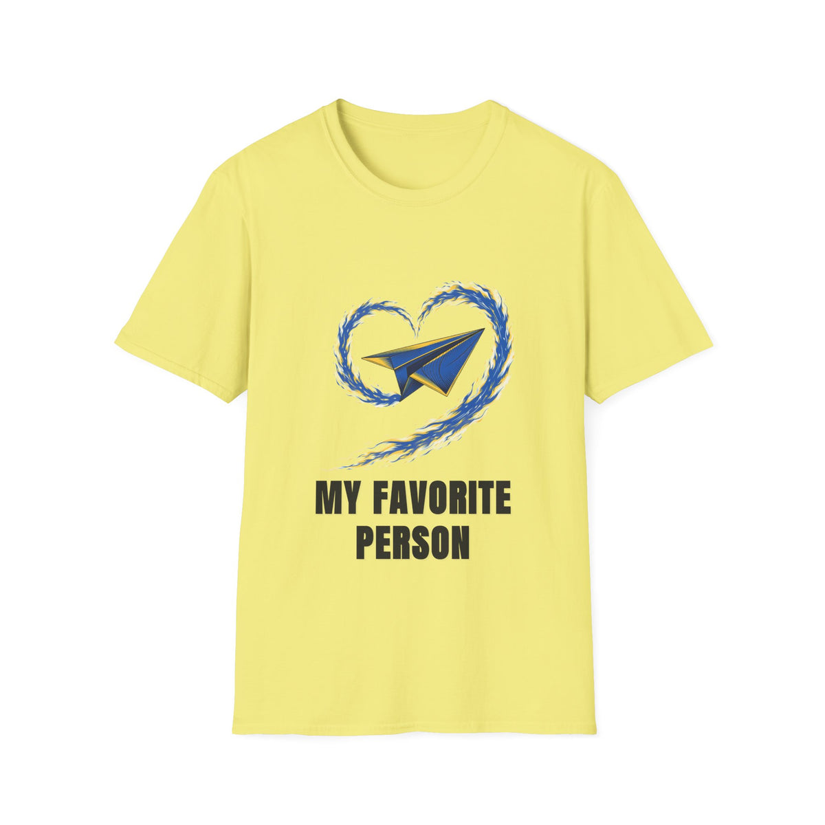 Paper Plane Heart T-Shirt — “My Favorite Person” Graphic Tee - Trending Now - August 2026