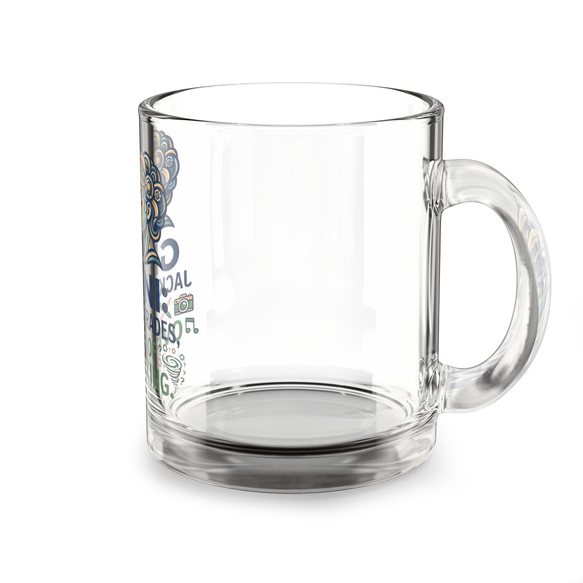 Gemini Glass Mug — "Jack of All Trades, Master of Overthinking" 10oz Astrology Coffee Cup
