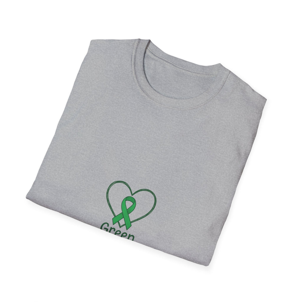 Green Ribbons Open Hearts Graphic Tee, Cute Mental Health Awareness T-Shirt - Trending Now - September 2026