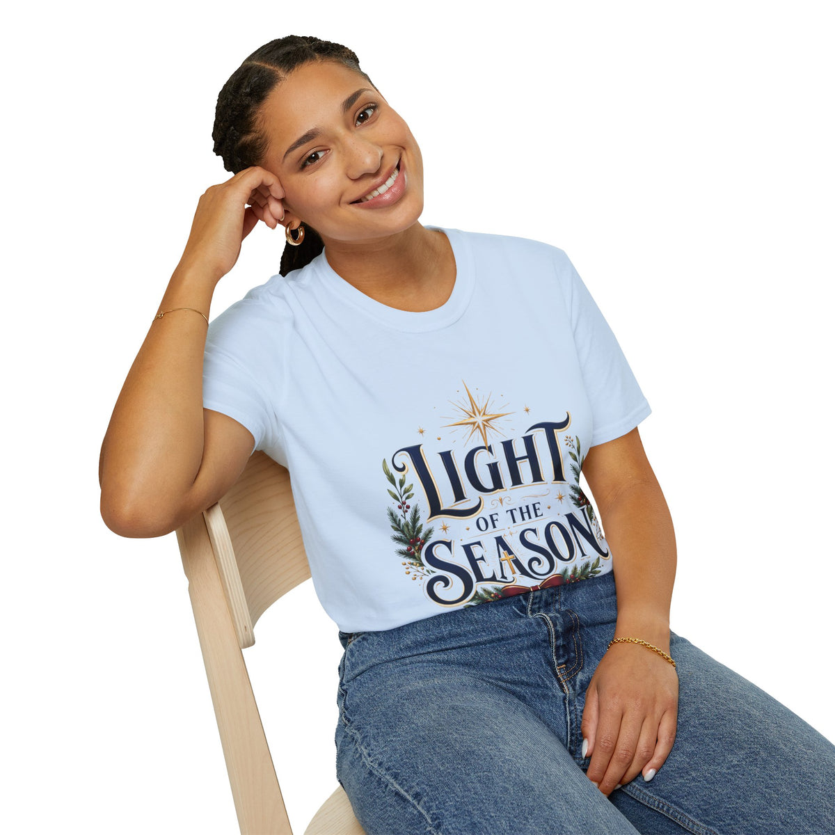 Light of the Season T-Shirt — Christmas Star Holiday Tee