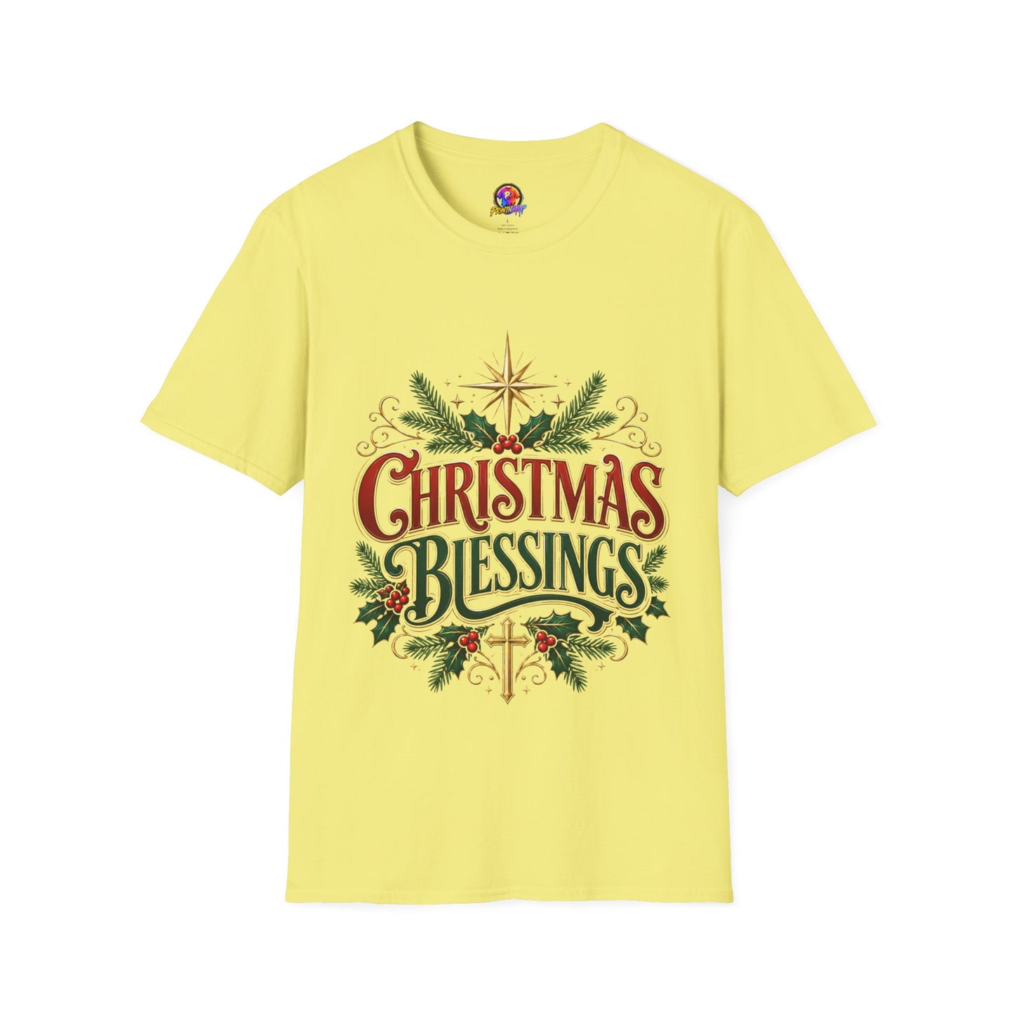 Christmas Blessings T-Shirt – Festive Holiday Graphic Tee