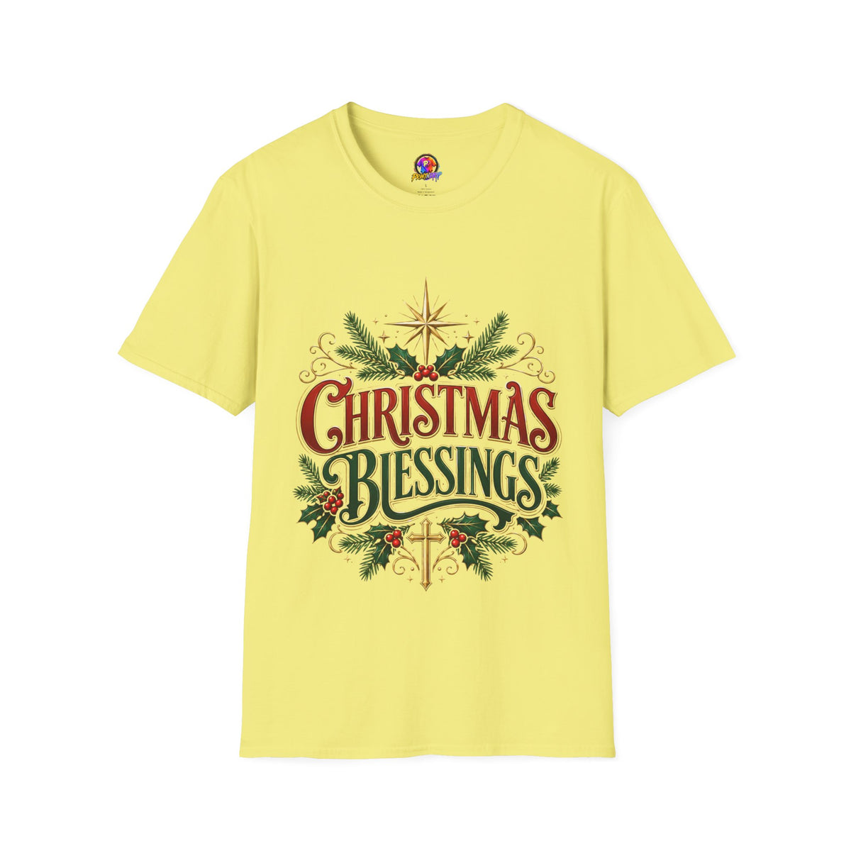 Christmas Blessings T-Shirt – Festive Holiday Graphic Tee