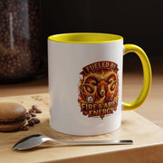 Fueled by Fire & Aries Energy Mug – Zodiac Ram Coffee Cup