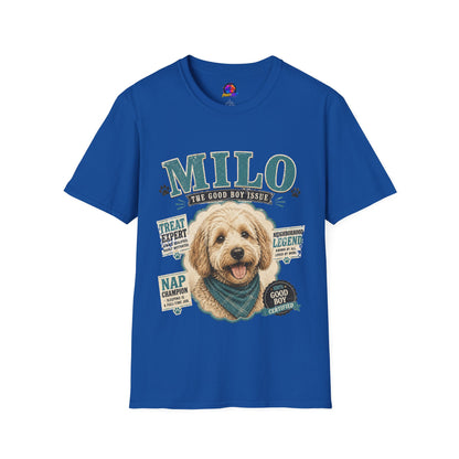 Milo "The Good Boy Issue" Dog Portrait T-Shirt