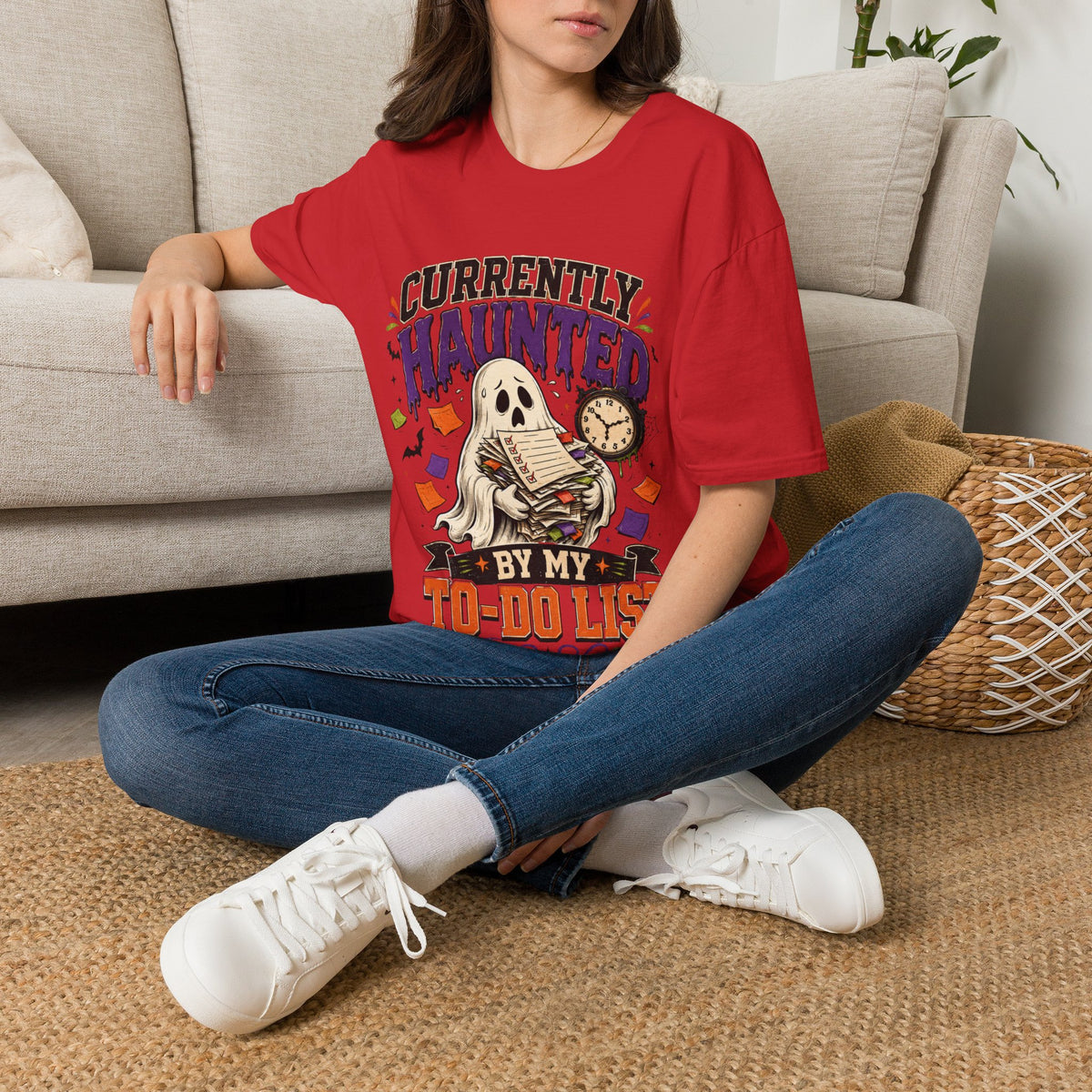 Halloween Currently Haunted Unisex Softstyle T-Shirt