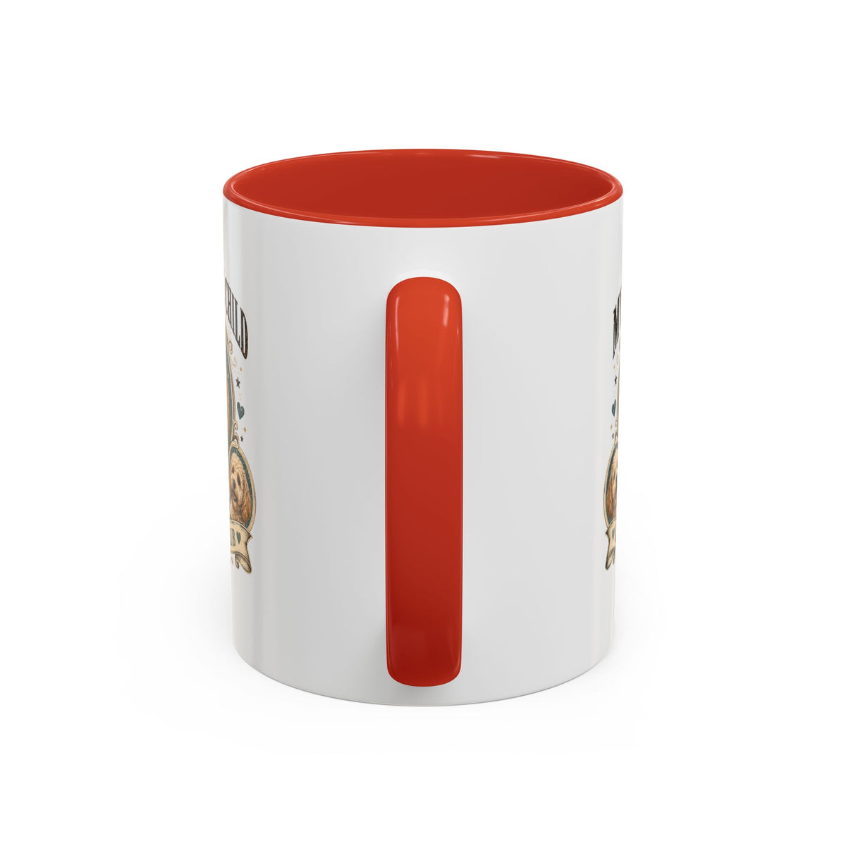 Milo Bailey Dog Dad Mom Dog Mom Coffee Mug – “My Favorite Child” Cute Paw Print Accent Mug