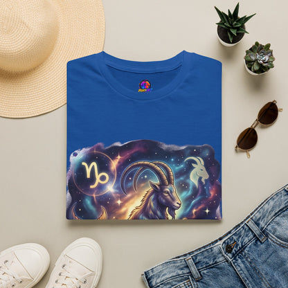 Capricorn Zodiac T-Shirt — Celestial Goat Astrology Tee