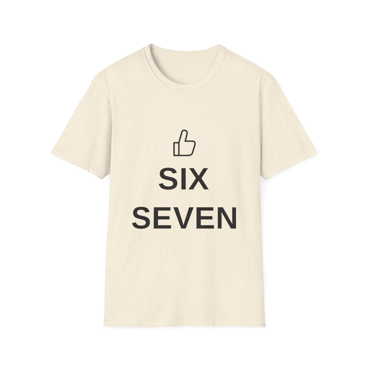 Six Seven Thumbs Up T-Shirt - Minimalist Positive Graphic Tee - Trending Now - September 2026
