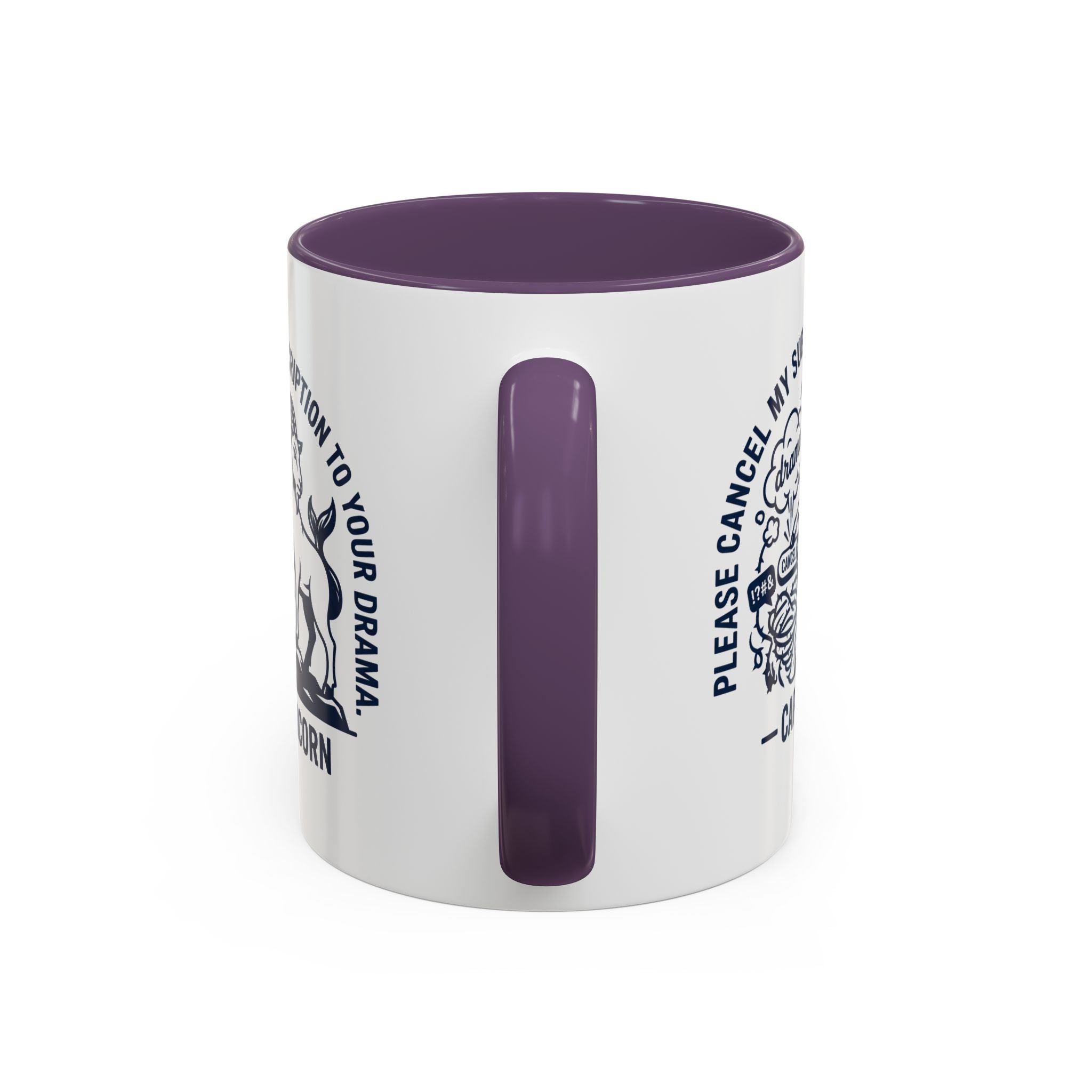 Capricorn Accent Coffee Mug – “Please Cancel My Subscription to Your Drama” Zodiac Gift