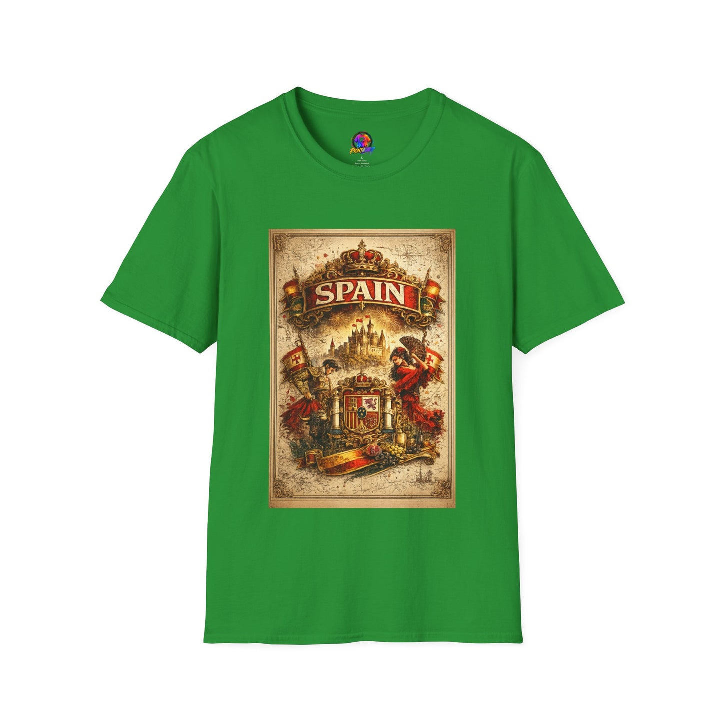 Spain Vintage Travel Graphic T‑Shirt — Retro Spanish Landmark Tee