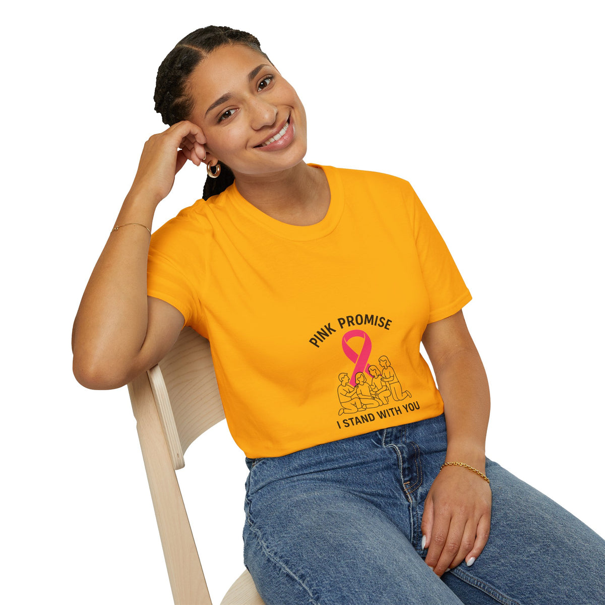 Pink Promise Breast Cancer Awareness T-Shirt — I Stand With You - Trending Now - October 2026